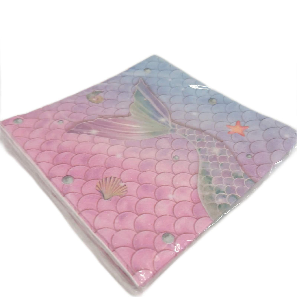 Pekifaves Partygeschirr Gartendeko Mermaid Party Set für 16 Gäste Feier – Neu