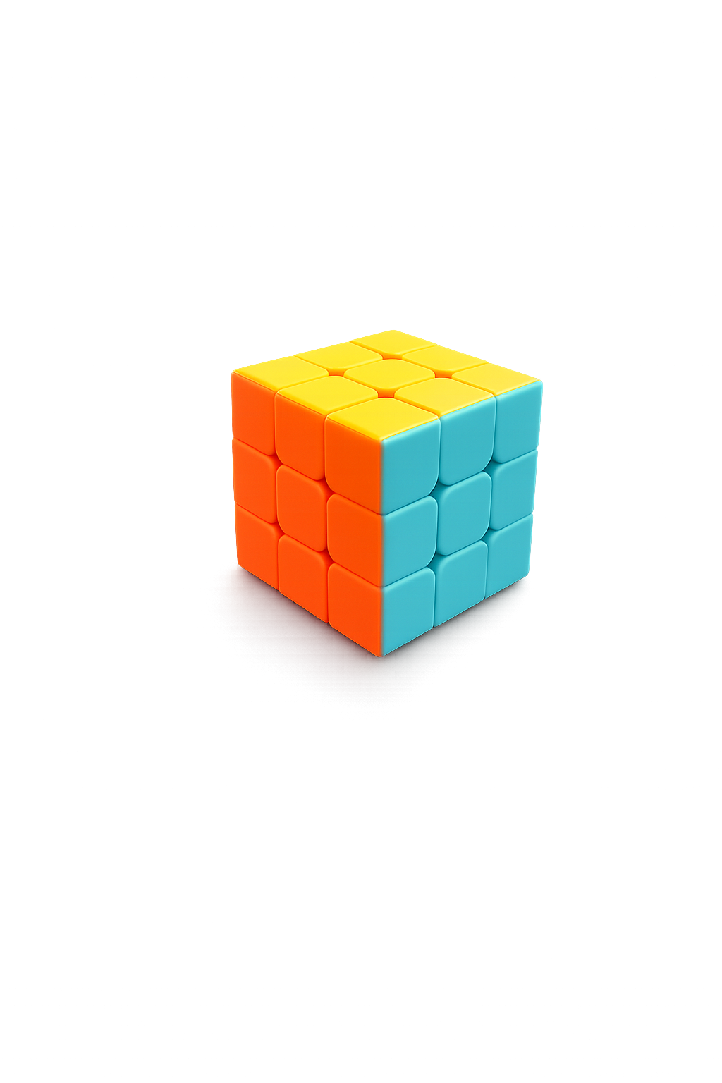 3×3 Speedcube/Zauberwürfel, stickerless