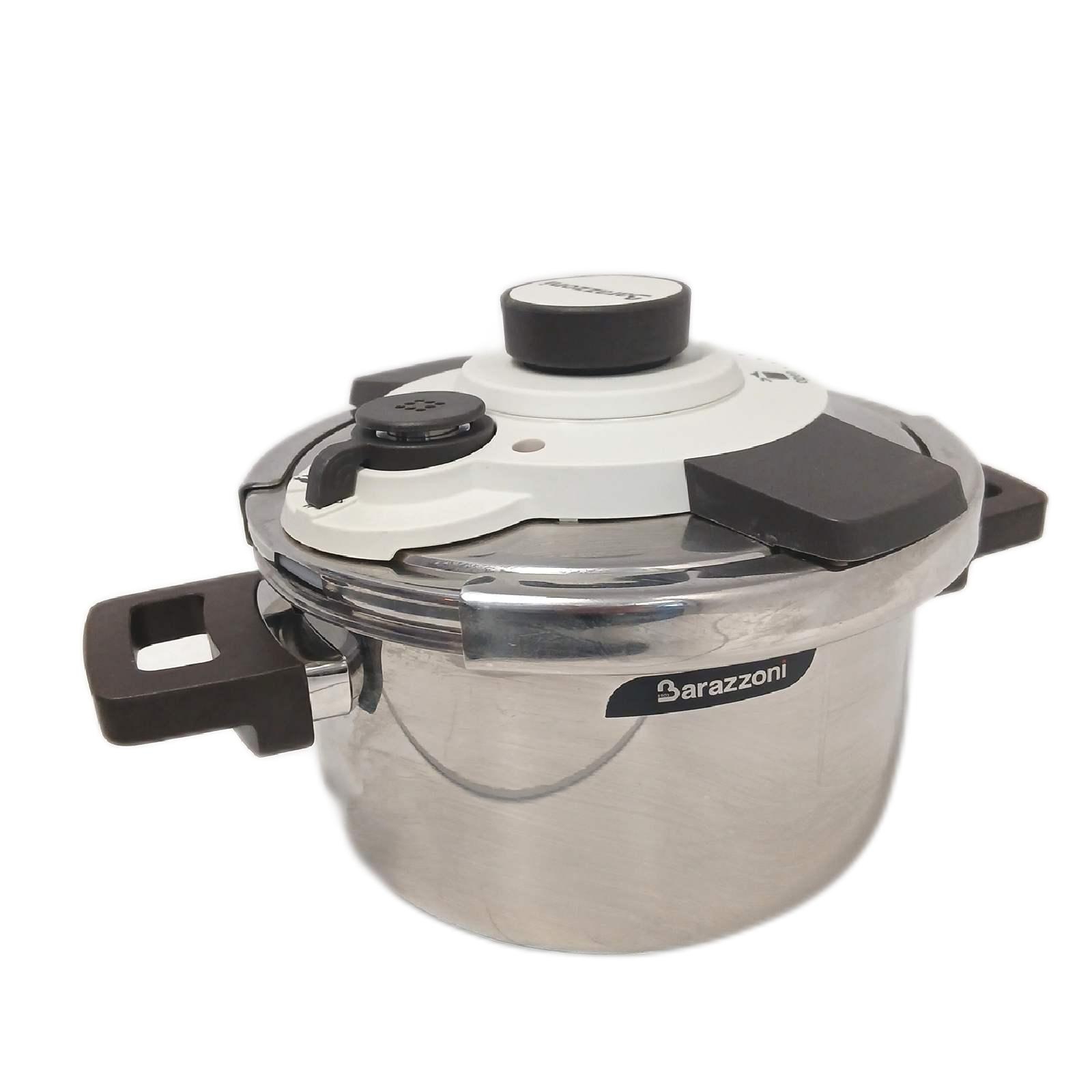 Barazzoni Facile Schnellkochtopf Easy Dual System einfach, Fassungsvermögen 4,5