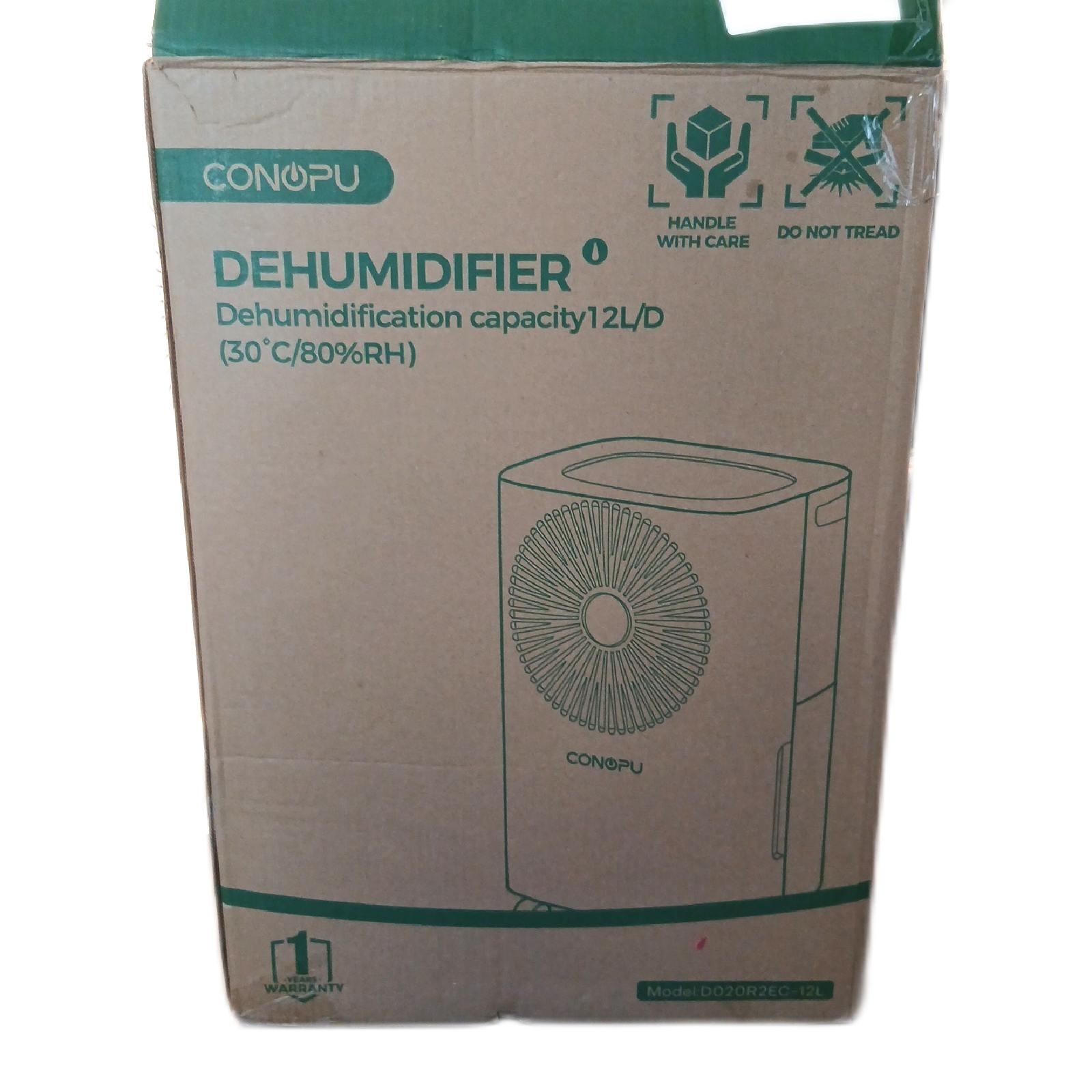 CONOPUPlus Luftentfeuchter 12LTag Auto Entfeuchtung 24H-Timer EinAus Humidifiers