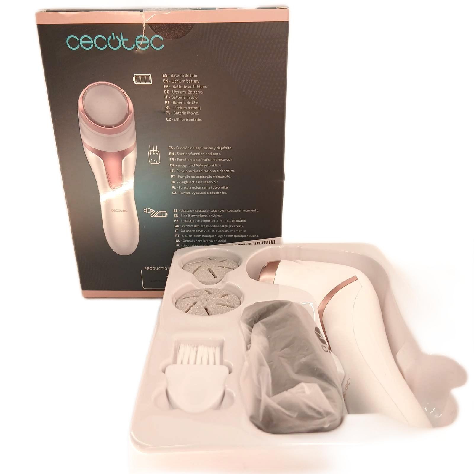 Cecotec Hornhautentferner Fußpflege Bamba SkinCare Elektrisch Wiederaufladbar Effizient