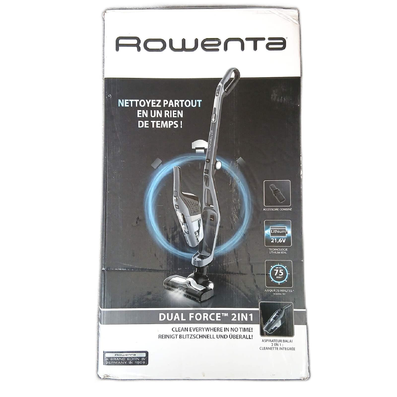 Rowenta Stabstaubsauger Akku Dual Force 2in1 integrierter Handst - Unvollständig