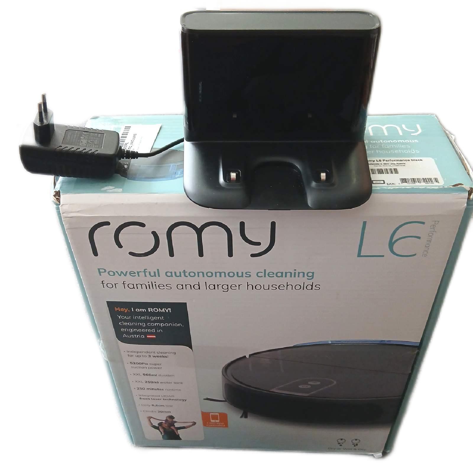 Romy Staubsauger Roboter Haushalt Effizienz 5200Pa Wischfunktion Smart Home Reinigung