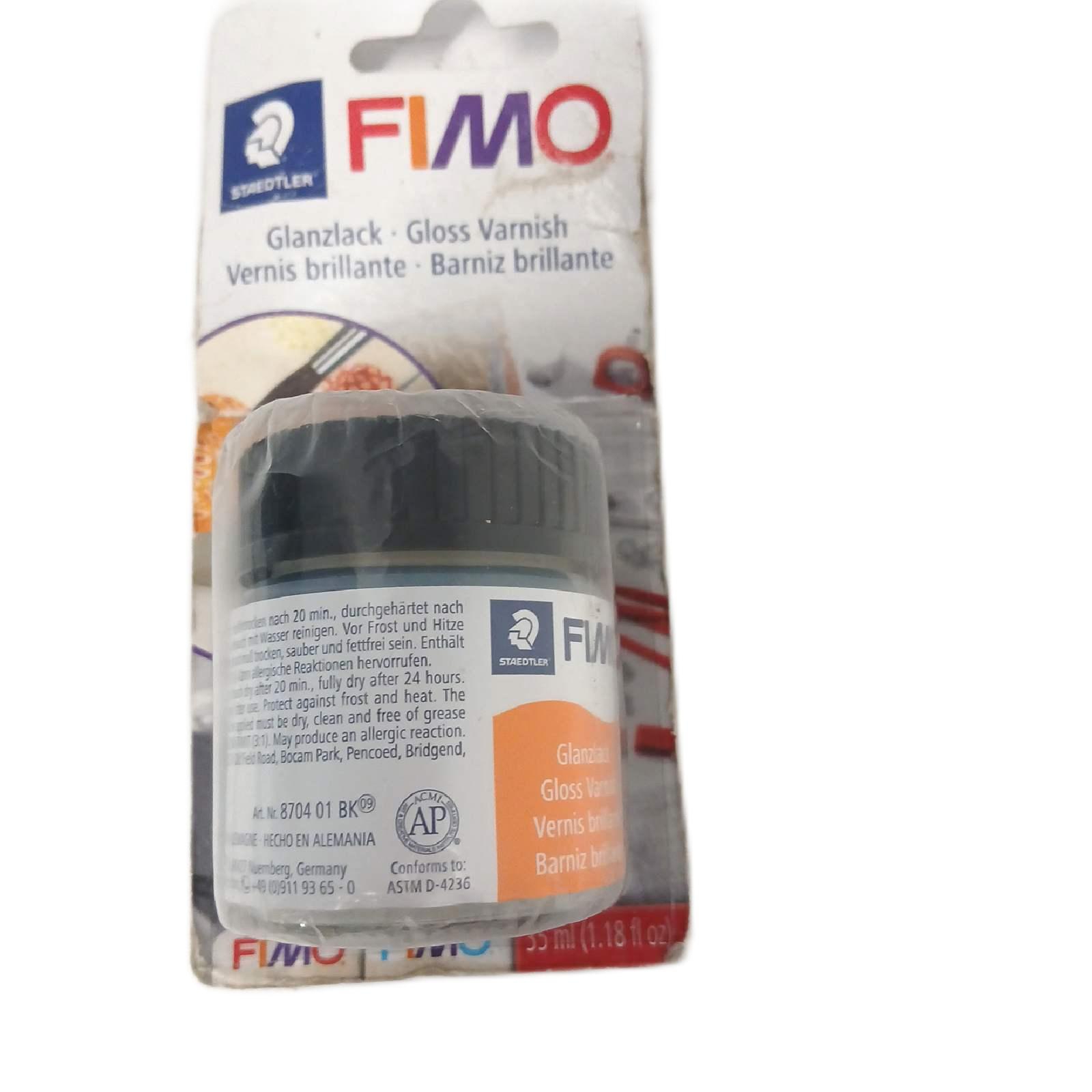 Staedtler Glanzlack Bastelmaterial Kreativ Fimo wasserbasierte Farbe 35 ml Zubehör