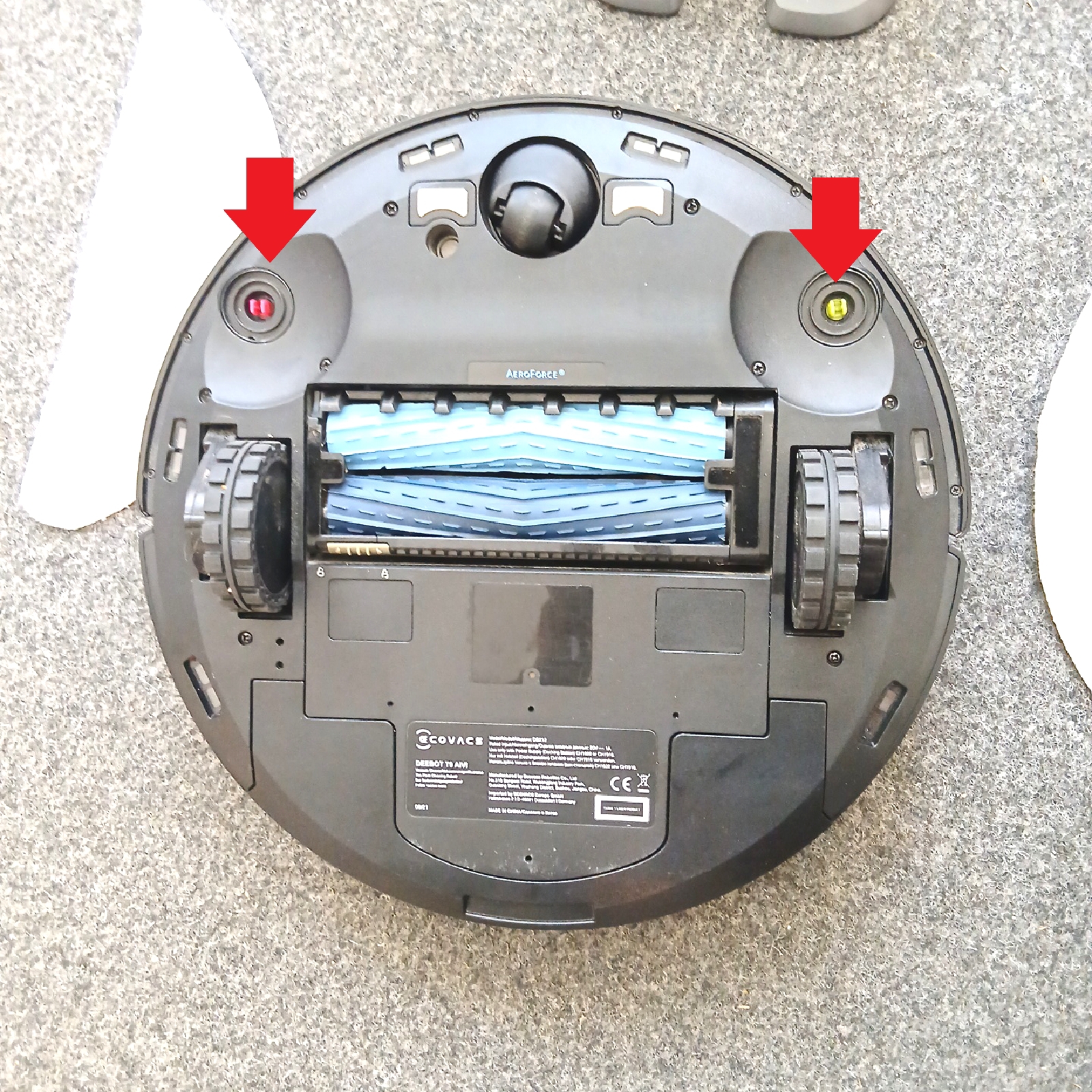 ECOVACS DEEBOT T9 AIVI Saugroboter Wischfunktion 3000Pa AIVI Rob - Unvollständig