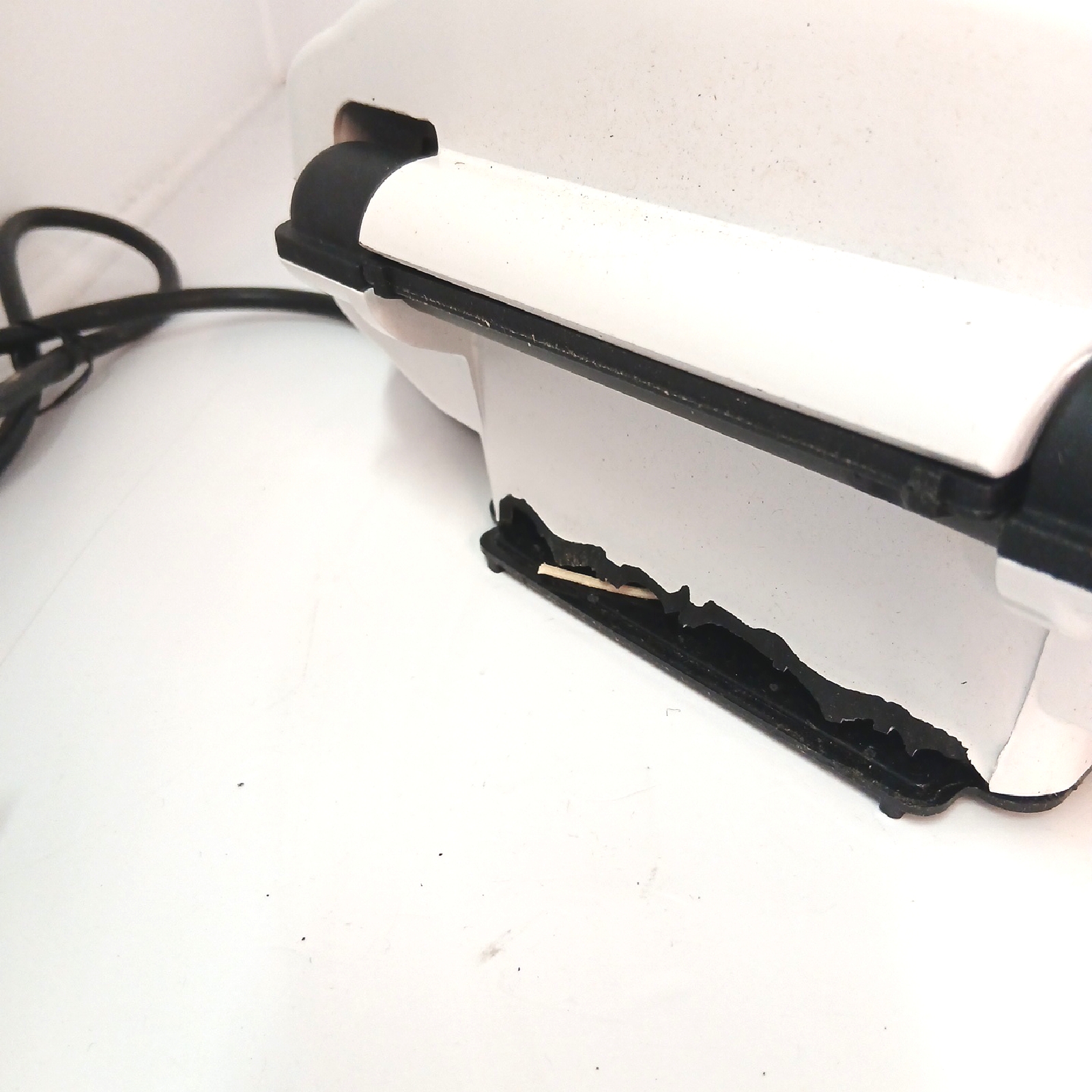 2in1 XL Familien Sandwich-Toaster 4 Sandwich Waffelautomat 4 lec - Unvollständig