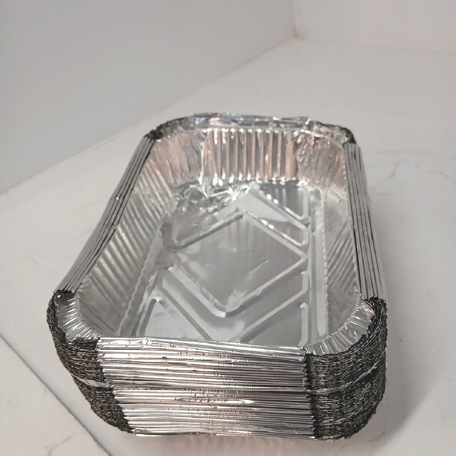 Alu Tropfschale groß mit Deckel, Einweg, 47 Stück