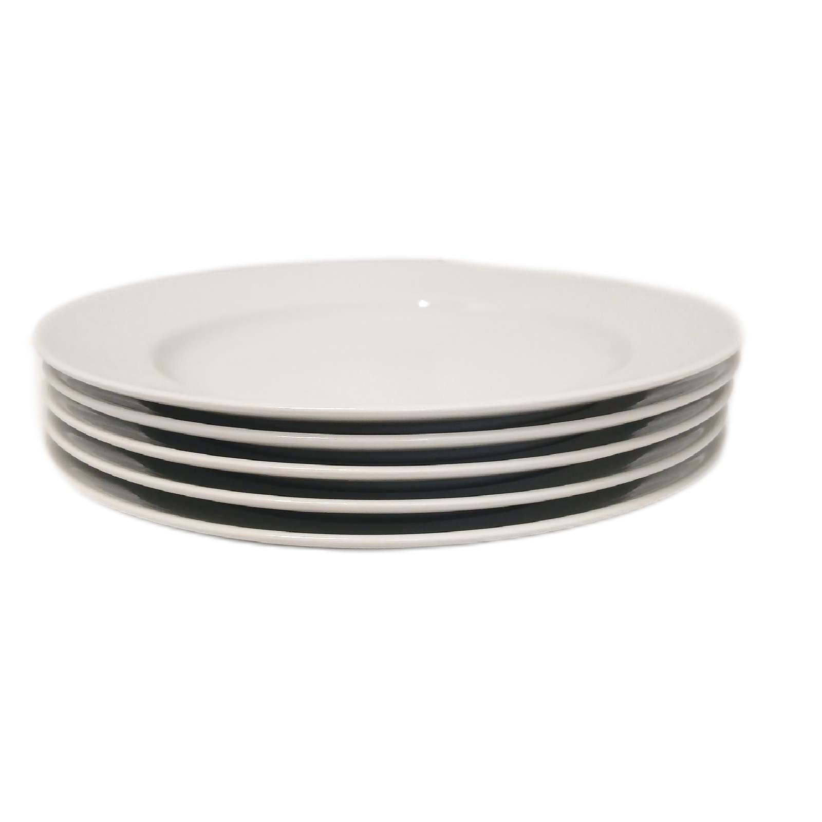 Holst Porzellan BL 026 Teller flach 26 cm Basic, weiß, 26.5 x 26 - Unvollständig