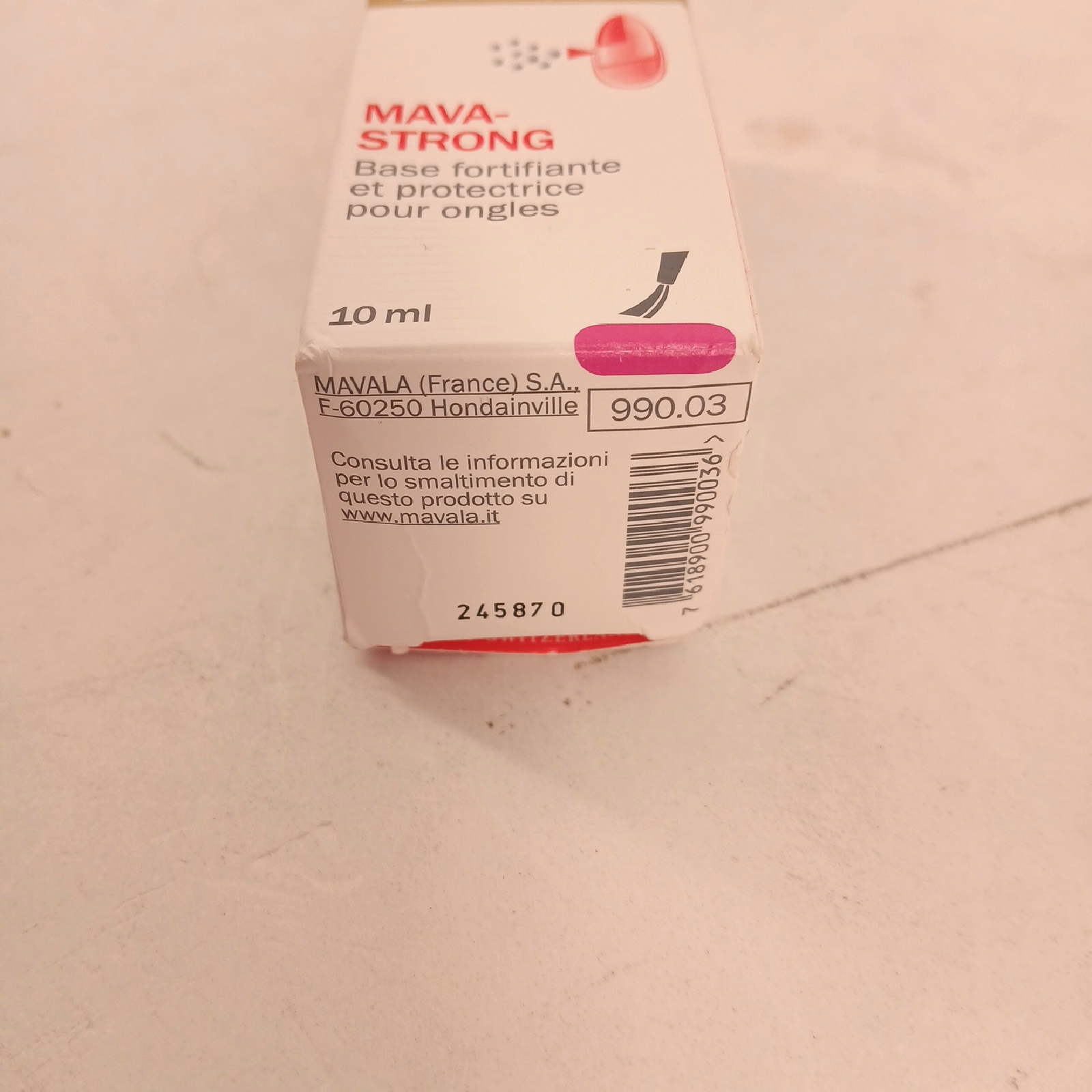 Mava Strong Nagelpflege Unterlage Maniküre Essentials Verstärkung Natürliche Pflege