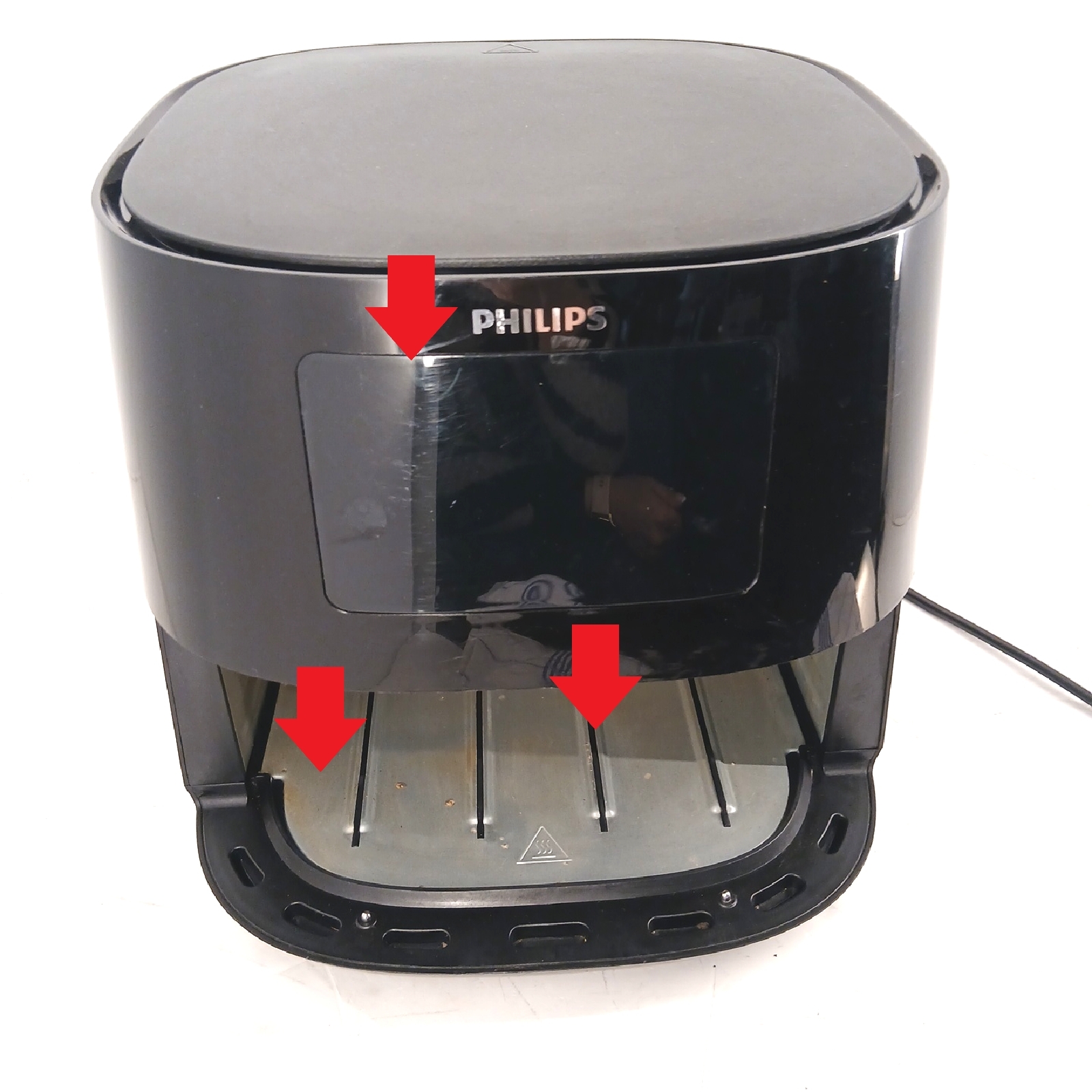 Philips Heißluftfritteuse Küchengeräte Essential Airfryer XL HD9270 90 Schnell Garen