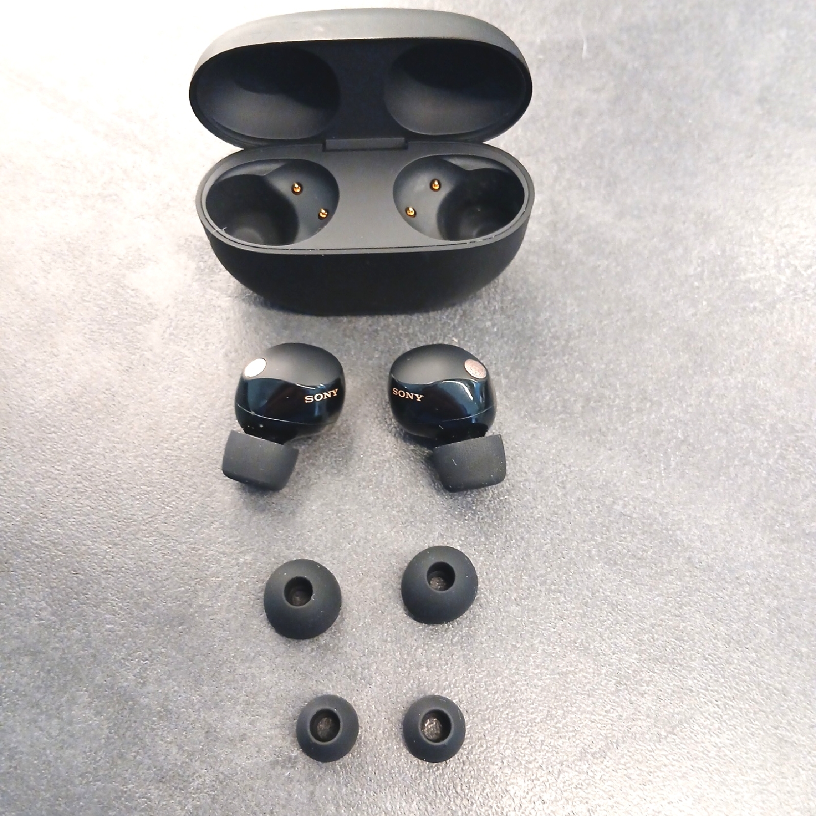 Sony In Ear Kopfhörer Kopfhörer WF 1000XM5 Bluetooth Noise Cancelling Premium Sound Komfort