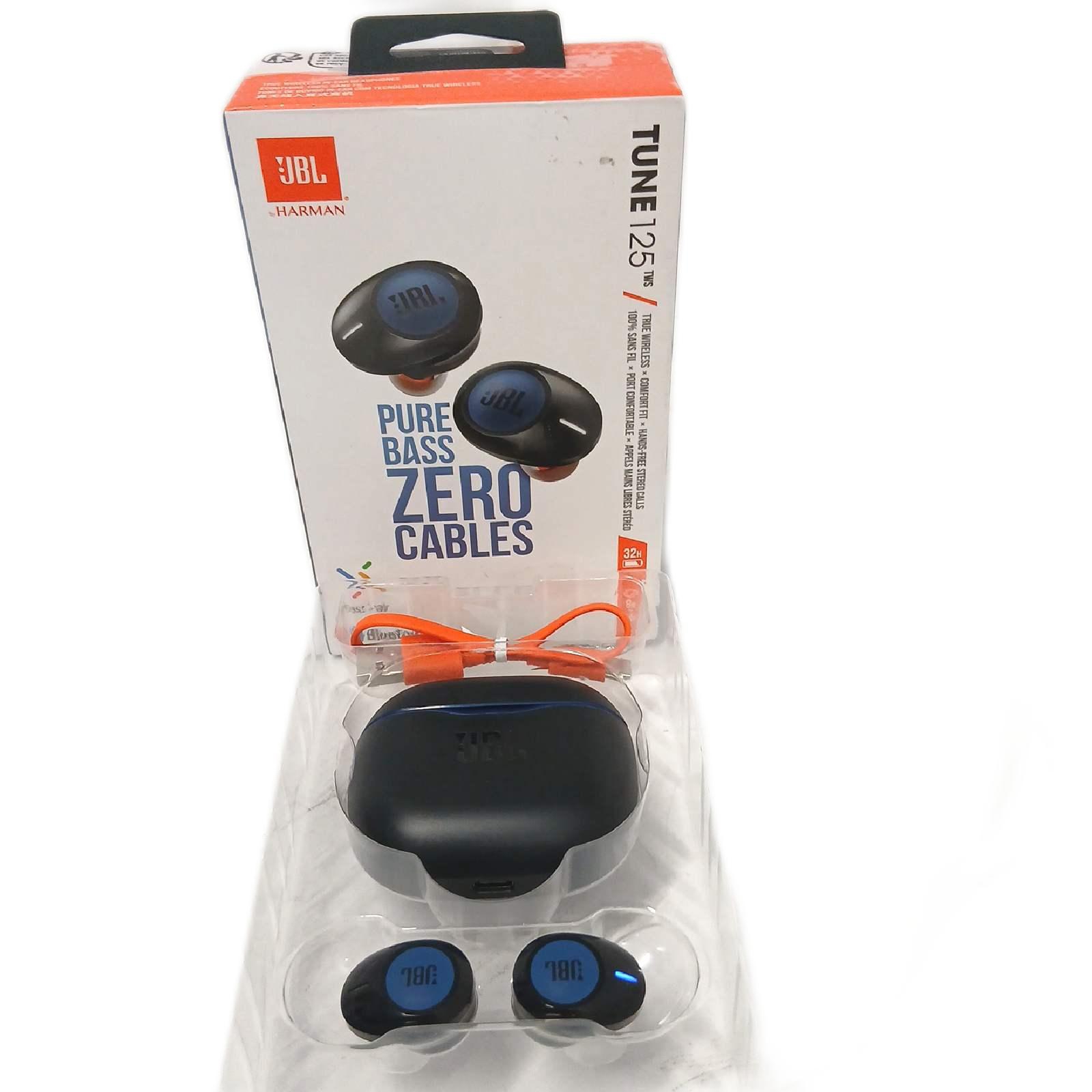 JBL Tune 125 TWS In-Ear Bluetooth-Kopfhörer in Blau ? Kabellose Ohrhöre - Defekt