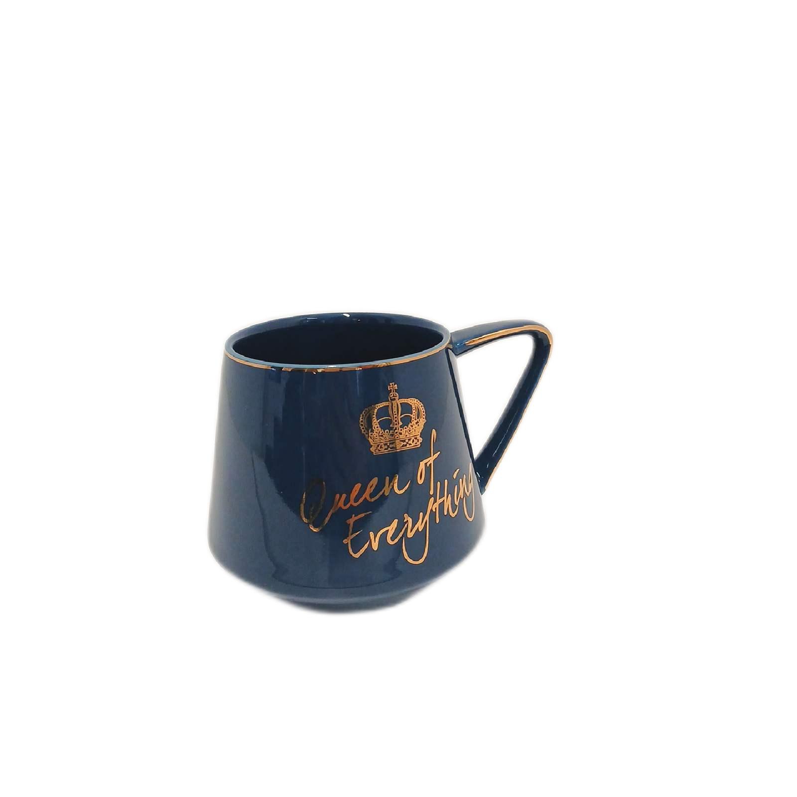 Tasse mit Krone 300ml Kaffeetasse Keramik Schöne Tassen Teetasse - Unvollständig