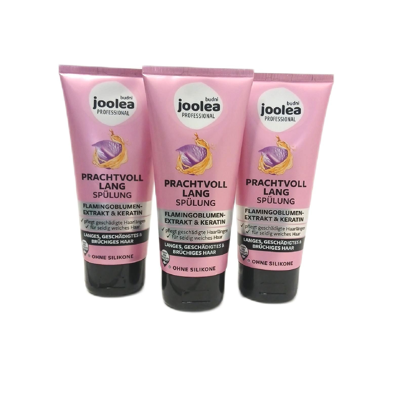 JOOLEA - Prachtvoll lang Spülung - mit Flamingoblumen-Extrakt & Keratin
