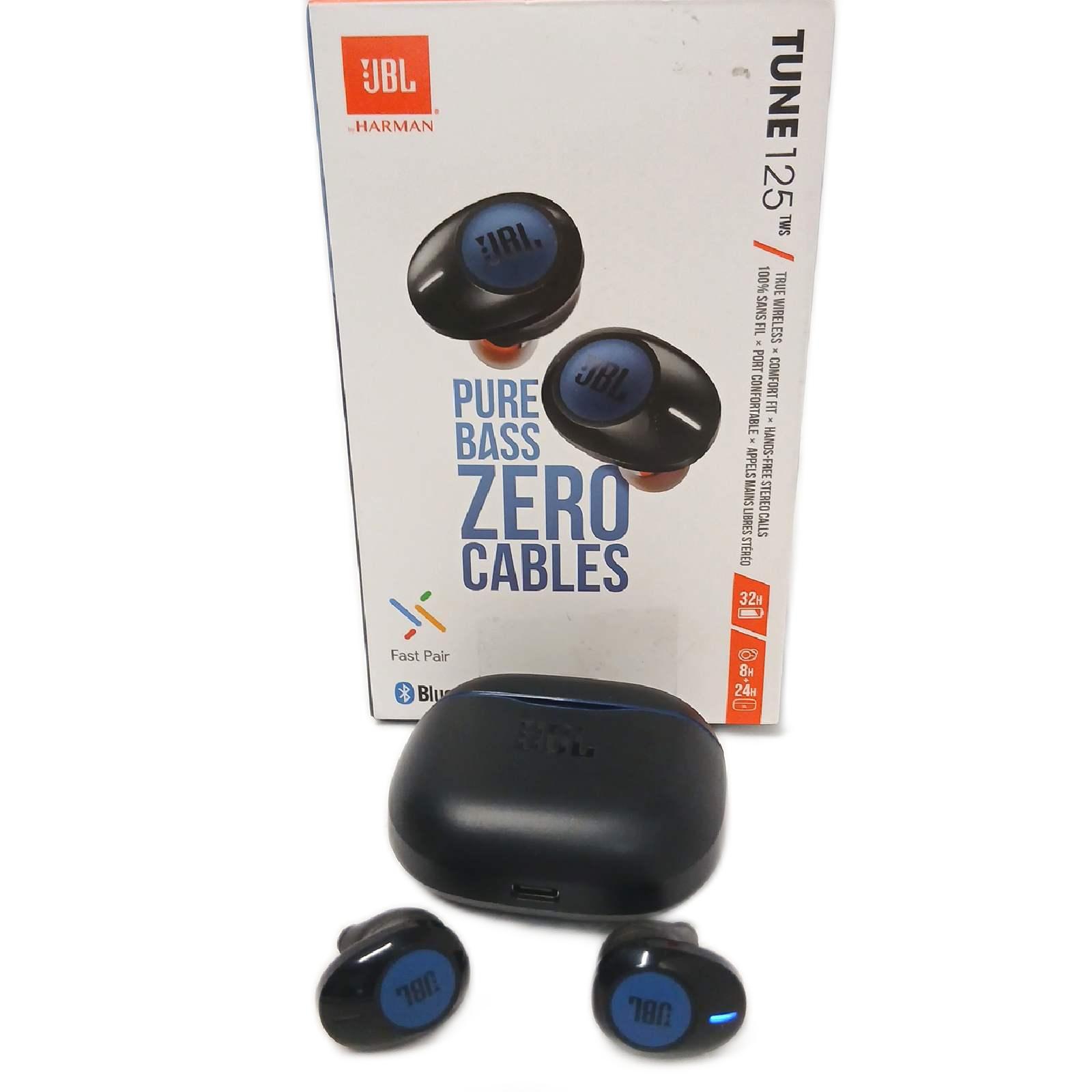 JBL Tune 125 TWS In-Ear Bluetooth-Kopfhörer in Blau ? Kabellose Ohrhöre - Defekt