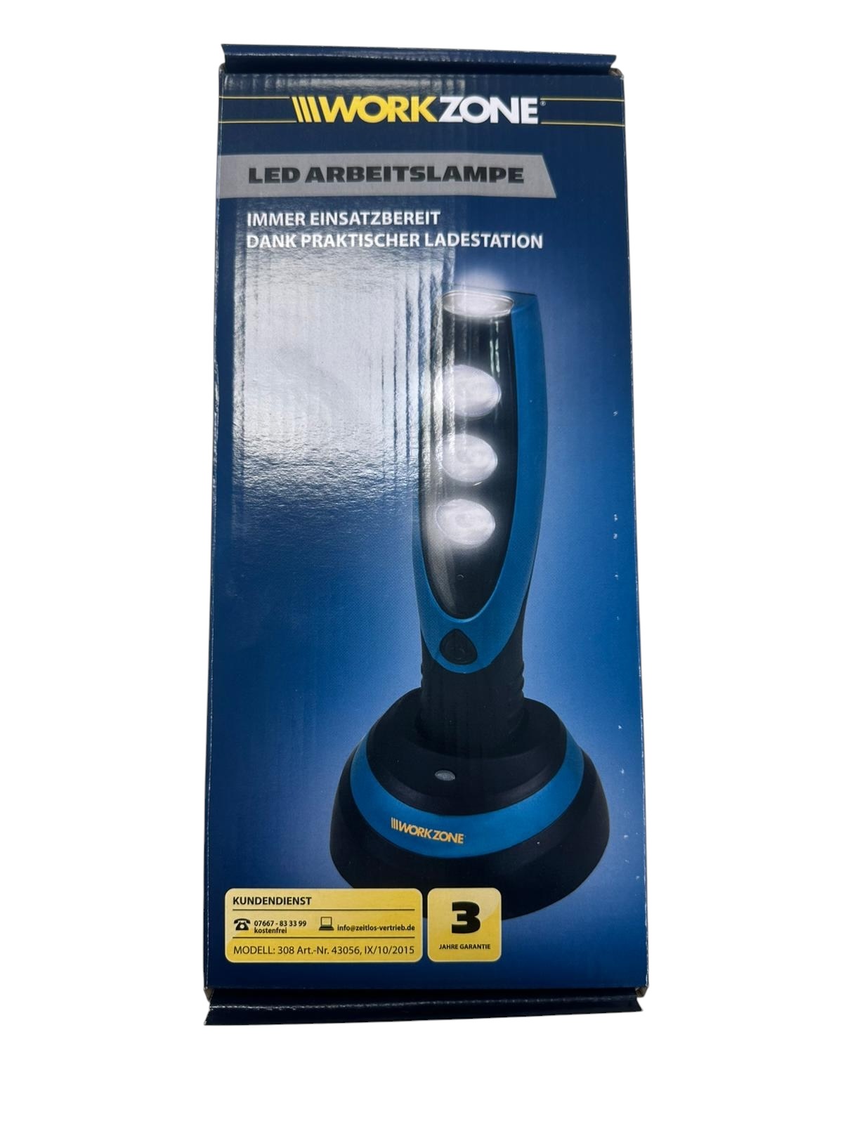 LED-Arbeitslampe mit Ladestation