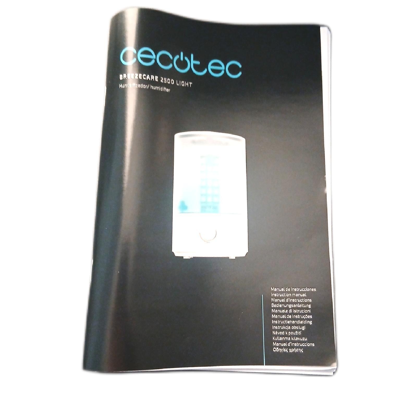 Cecotec Luftbefeuchter Kleine Haushaltsgeräte Breezecare 2500 Light Raumluftpflege Maximale Befeuchtung 27 W