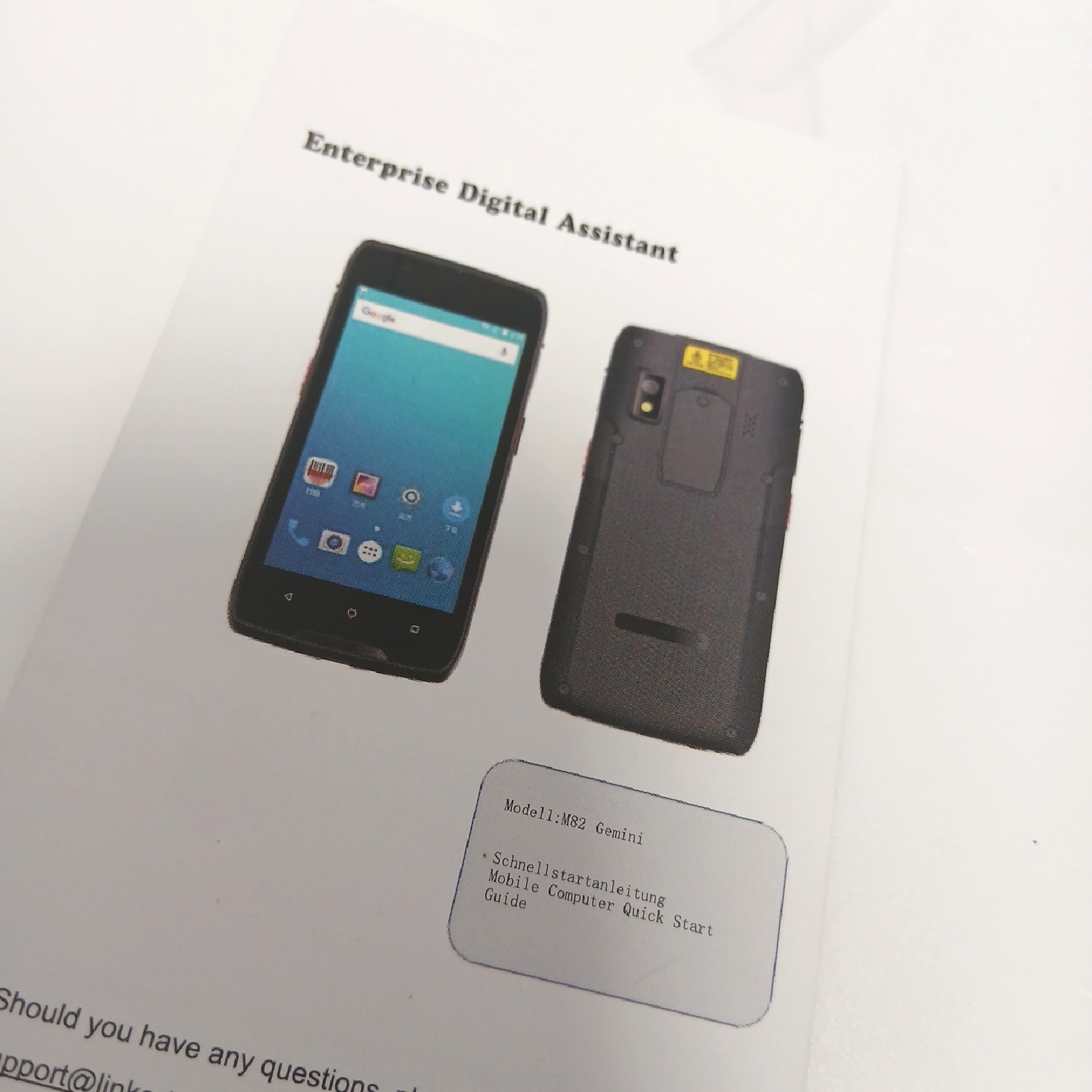 Android 13 0 Handheld Computer Mobiler Scanner Industrie PDA Terminal Sprachsteuerung effizient zuverlässig leistungsstark