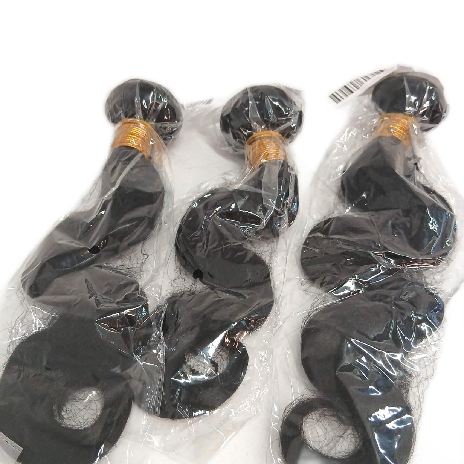 Yavida Haarverlängerung Echthaar Haarbündel Body Wave Naturwelle glamouröse Optik