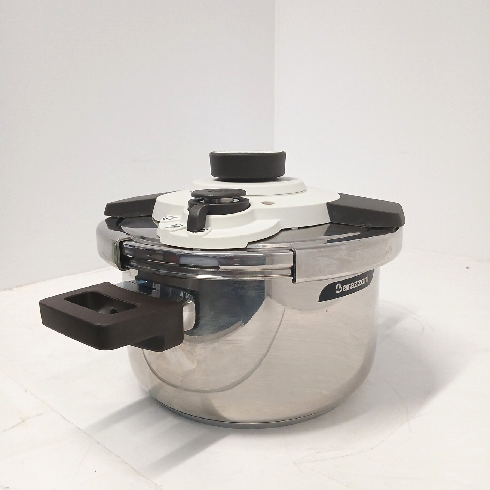 Barazzoni Facile Schnellkochtopf Easy Dual System einfach, Fassungsvermögen 4,5