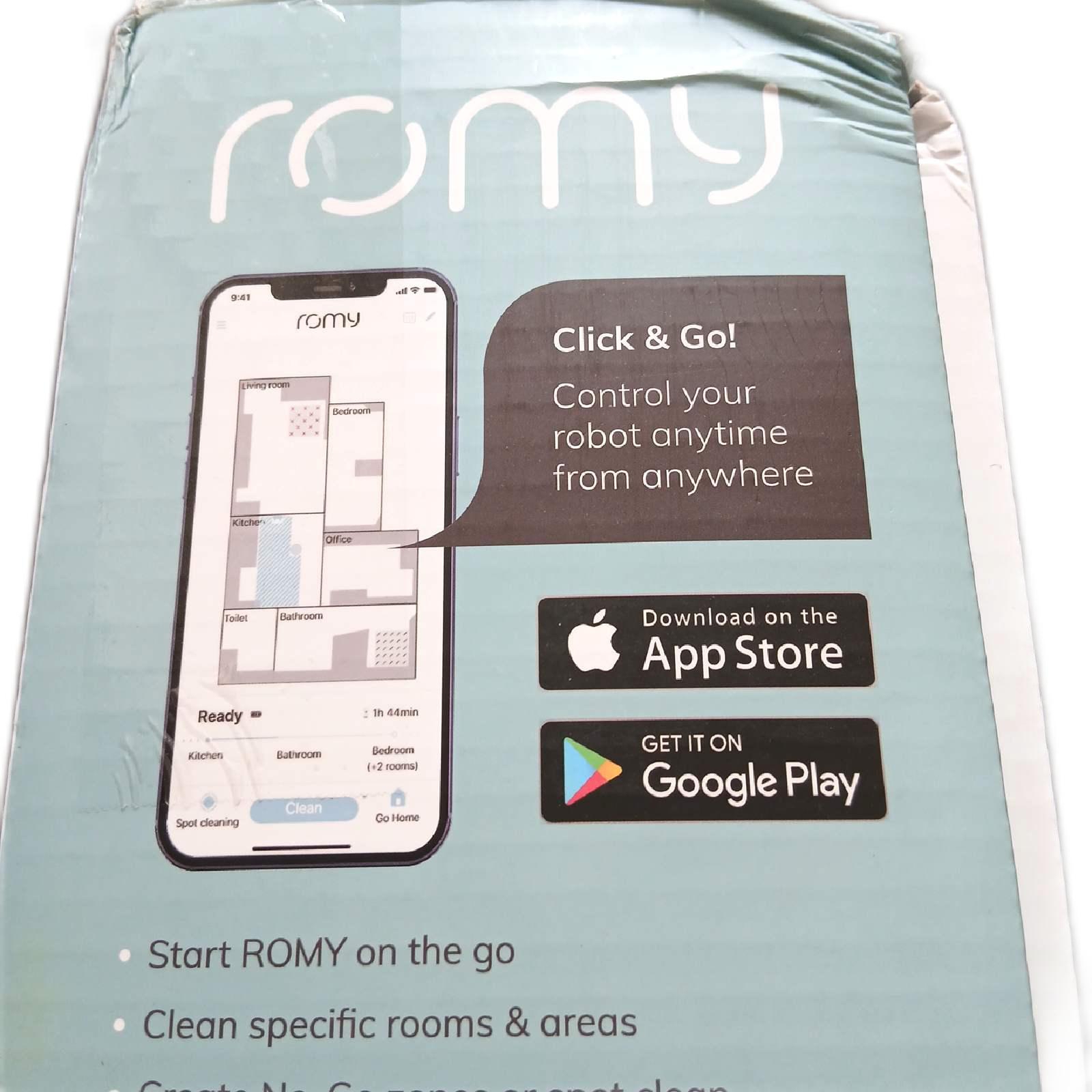 Romy Staubsauger Roboter Haushalt Effizienz 5200Pa Wischfunktion Smart Home Reinigung