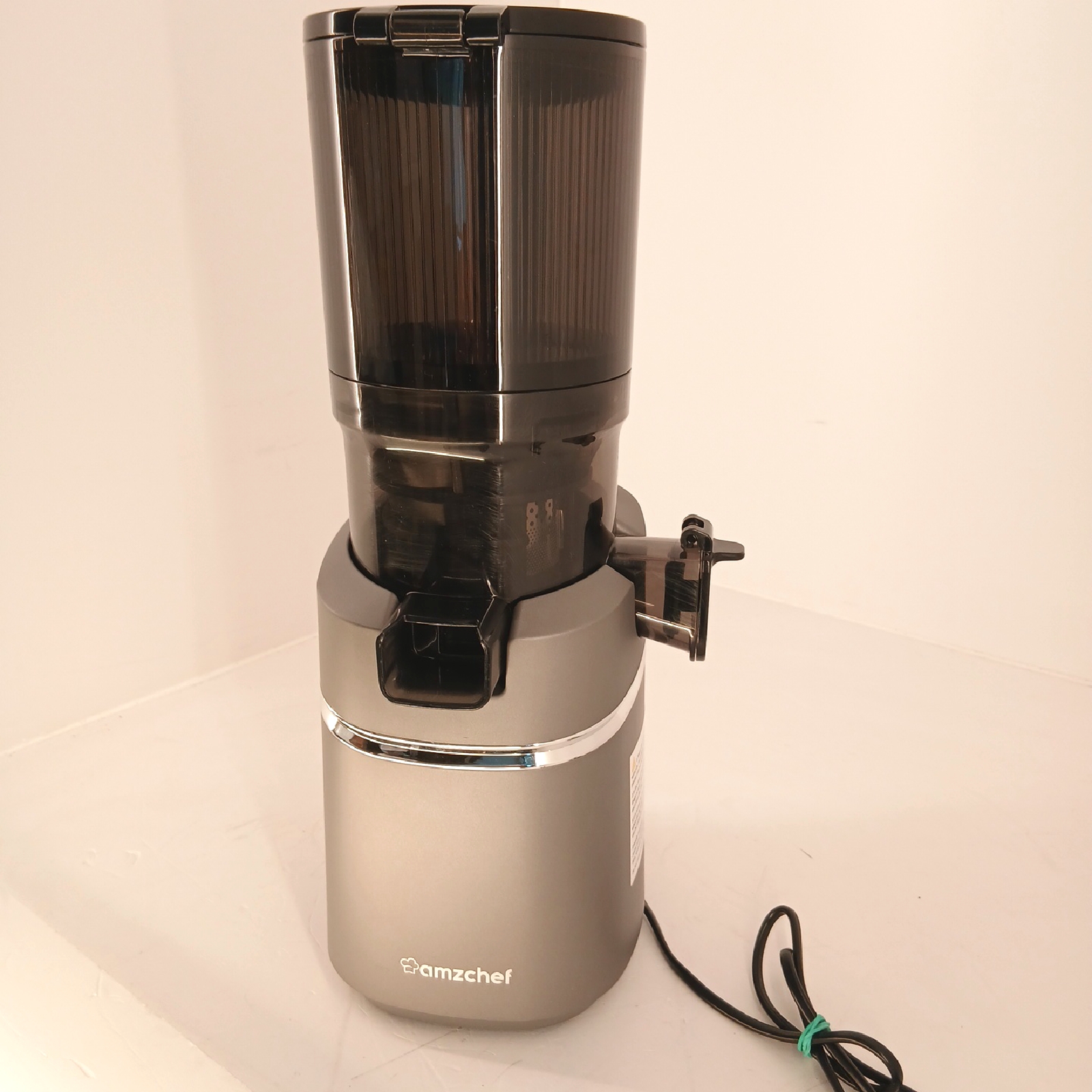 AMZCHEF Entsafter Küchengeräte Automatisch Saftpresse 250 Watt 18 Liter Fassungsvermögen Große Öffnung 135 MM