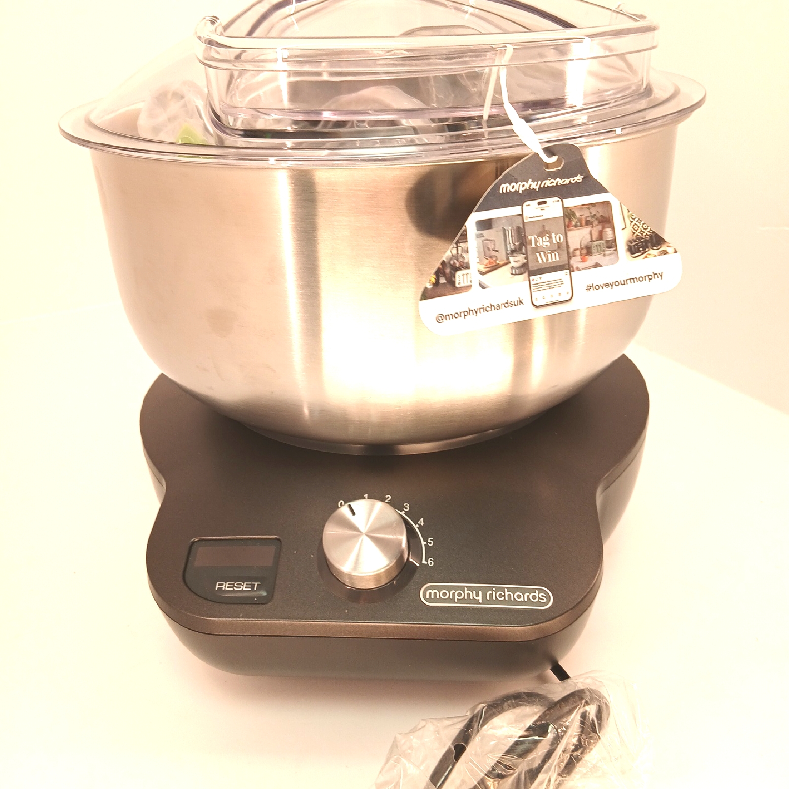 Morphy Richards Standmixer Küchengeräte Kompakt Doppel Rührbesen ideal zum Teig Rühren Kreativ